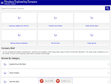 Tablet Screenshot of himalayaengg.com